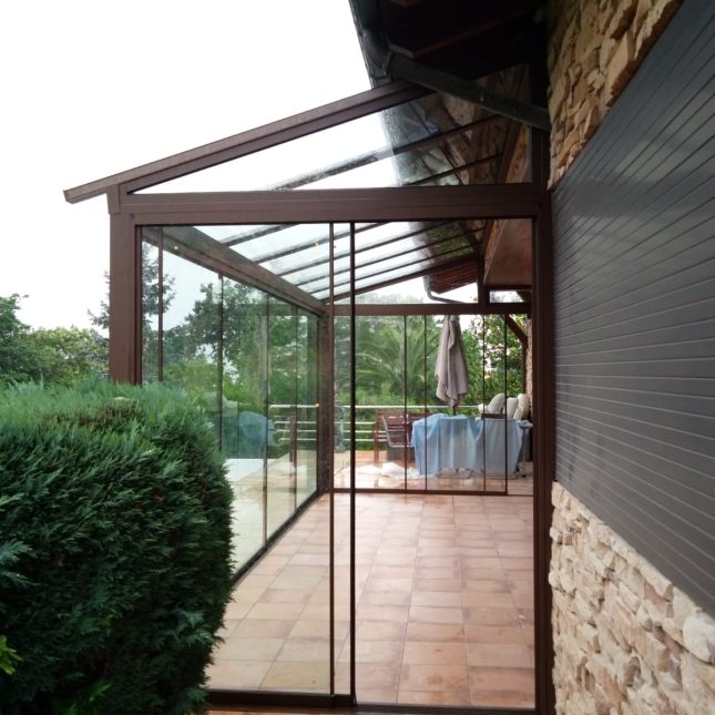 cerramiento porche de cristal en teruel